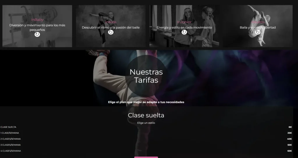 La Industria Dance web